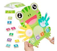 Subtraction Games, Wood Early Educational Toy, Kids Color Math Learning Game for Classroom Birthday Playroom Tutoring Kindergarten Homeschool Stocking Stuffer Christmas