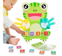 Subtraction Games | Wooden Toddler Educational Toy | Color Recognition Interactive Math Game for Homeschool Classroom Kindergarten Christmas Birthday Stocking Stuffer