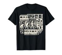 Subway Operator Evolution Metro Rail Transit Driver Design T-Shirt