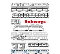 Subways Trains and Busses: Graffiti Coloring Book
