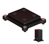 Subwoofer Isolation Stand Set - Wood Speaker Stabilizer Base with Fixed Copper Nail for Audio Isolation in Studio and Home (2 Pieces)