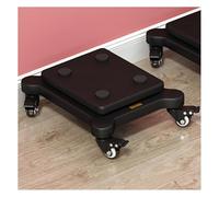 Subwoofer Isolation Stand with Adjustable Spikes & Rubber Feet, Speaker Stabilizer Base for Enhanced Audio Clarity in Studios and Home Theaters