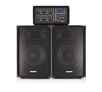 SubZero 12 Inch PA Speaker System with Mixer & Bluetooth 250W