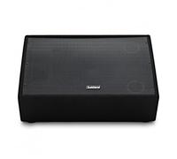 SubZero 15 Inch Active Stage Floor Monitor, Foldback | XLR, RCA and jack inputs, 3-band EQ for full tone control, sturdy wood-carpeted cabinet with metal grille