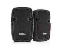 SubZero 200W 8" Speaker System with Digital Media Player | Portable Package with Two Professional Speakers, Clear Sound from 8-Inch Woofers, Gig-Ready Integrated Mixer
