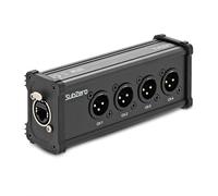 SubZero 4 Channel XLR (M) - Cat5/Ethernet Network Extender