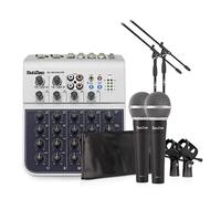 SubZero 6 Channel Mini Mixer and Microphones Bundle