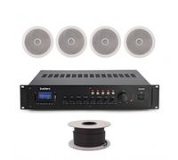 SubZero 80W 100V 8" Zone Ceiling Speaker System