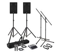 SubZero C10A Active PA System with Mics Stands and Mixer