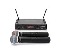 SubZero Dual Handheld Wireless Microphone System 863-865MHz UHF