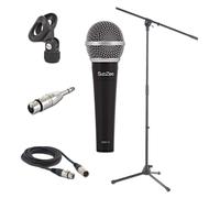 SubZero Dynamic Vocal Microphone with Cable and Mic Stand
