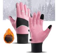 Subzero Gloves, Subzero Ultimate Winter Gloves, Subzero Winter Gloves Mens Ultimate Winter Gloves, Men Warm Gloves, Windproof Waterproof Gloves Touchscreen Gloves for running Cycling (Pink,M)