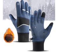 Subzero Gloves, Subzero Ultimate Winter Gloves, Subzero Winter Gloves Mens Ultimate Winter Gloves, Men Warm Gloves, Windproof Waterproof Gloves Touchscreen Gloves for running Cycling (Blue,M)