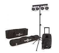 SubZero Portable PA with Party Lighting Package