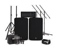 SubZero SZPA-815 300W 15" PA System with Microphones and Stands