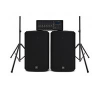 SubZero SZPA-815 300W 15" PA System with Stands