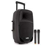 SubZero SZPA-P12 Portable PA with Bluetooth + Wireless Mics NearlyNew