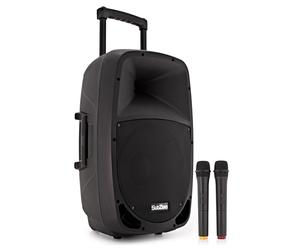 SubZero SZPA-P12 Portable PA with Bluetooth + Wireless Mics - Nearly New