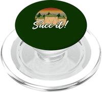 Succ it Retro sunset Succulent Plant Lover's Gardening PopSockets PopGrip for MagSafe