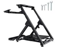 SucceBuy Foldable Racing Steering Wheel Stand Height Adjustable Universal Base Compatible with Logitech & Thrustmaster Wheel 8 inch S