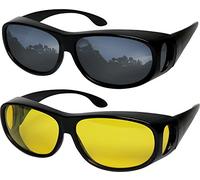Success Eyewear Fit Over Sunglasses Polarized Lens Wear Over Prescription Eyeglasses 100% UV Protection for Men and Women