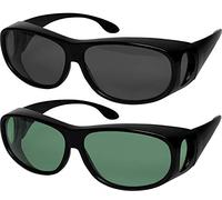 Success Eyewear Fit Over Sunglasses Polarized Lens Wear Over Prescription Eyeglasses 100% UV Protection for Men and Women