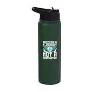 Success is a Journey Not a Destination Volleyball Gifts Stainless Steel Insulated Water Bottle