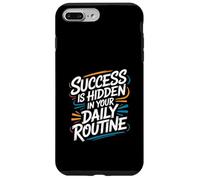 Success Is Hidden in Your Daily Routine - Motivational Quote Case for iPhone 7 Plus/8 Plus