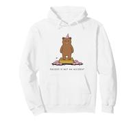 Success Is Not An Accident Cute Bear Motivational Quote Pullover Hoodie