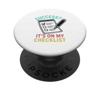 Success It’s On My Checklist Achievement Productivity PopSockets Adhesive PopGrip