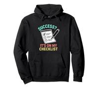 Success It’s On My Checklist Achievement Productivity Pullover Hoodie