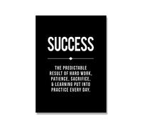 Success Motivational Posters and Prints Office Decor Modern Art Entrepreneur Motivational Canvas Painting Pictures (Color : F, Size : 40x50cm no frame)