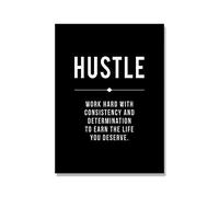Success Motivational Posters and Prints Office Decor Modern Art Entrepreneur Motivational Canvas Painting Pictures (Color : A, Size : 40x50cm no Frame)