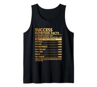Success Nutrition Facts Ingredients Entrepreneur Motivation Tank Top