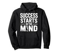 Success Starts In The Mind Entrepreneur Motivational Quote Pullover Hoodie