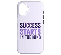 Success Starts In The Mind Motivational Positivity Quote Case for iPhone 16