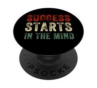 Success Starts In The Mind Motivational Positivity Quote PopSockets Adhesive PopGrip