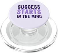 Success Starts In The Mind Motivational Positivity Quote PopSockets PopGrip for MagSafe