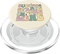 Success Starts In The Mind Motivational Positivity Quote PopSockets PopGrip for MagSafe