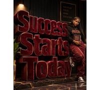 Success Starts Today: A Bold Motivational Notebook for Goal-Getters - Wide Ruled, 100 Pages