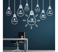 Success Teamwork Wall Decal - Inspirational Office Quote Vinyl Sticker for Wall Art, Large Motivational Office Decor