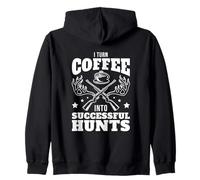 Successful Hunts Hunting Coffee Humor Hunter Zip Hoodie