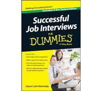 Successful Job Interviews For Dummies, Australian and New Zealand Edition