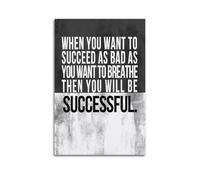 Successful Motivational Quote (1) Cover Poster Art Canvas Gift for Friends Or for Your Own Use Bedroom Living Room Decoration AestheticUnframe-style 24x36inch(60x90cm)