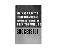 Successful Motivational Quote (2) Cover Poster Art Canvas Gift for Friends Or for Your Own Use Bedroom Living Room Decoration AestheticUnframe-style 12x18inch(30x45cm)
