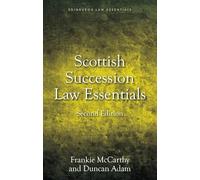 Succession Law Essentials: 2nd edition (Edinburgh Law Essentials)