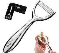 SUCCFLY Vegetable Peeler Stainless Steel, Premium Potato Peelers for Kitchen, Veggie Fruit Peeler, Apple Carrot Cucumber Peeler，Ultra Sharp Rotary Blade, Heavy Duty Ergonomic Handle (5-Year Warranty
