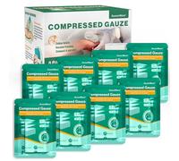 SuccorWare IFAK Supplies 8 Packs Sterile Compressed Gauze Z Fold Refill 11.4 x 4.1 m 6 Ply First Aid Kit Medical Trauma Kit