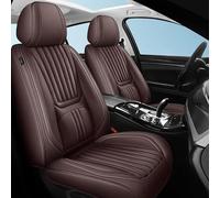 Succpov Car Seat Covers Universal Fit for Audi S4 C4 S2 Sedan B4 Avant RS 2 P1 S8 D2 S6 C4 S4 quattro B5 S6 C5 S3 8L Napa Leather Cushion Covers 5 Seats Full Protection Set