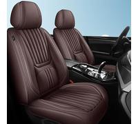 Succpov Car Seat Covers Universal Fit for Velsatis Talisman Kadjar Kangoo Wind Alaskan Zoe Sandero Napa Leather Cushion Covers 5 Seats Full Protection Set